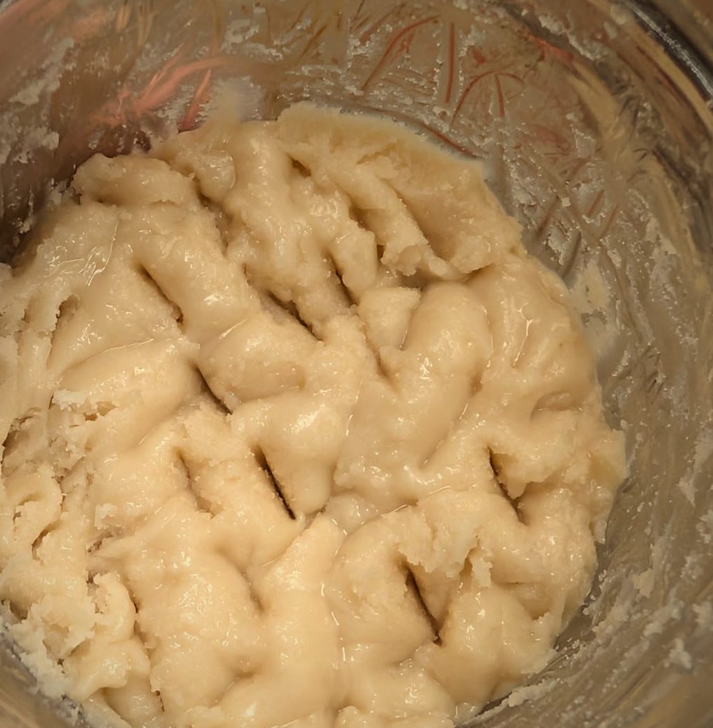 Cold-cure hash rosin badder, whipped in the jar