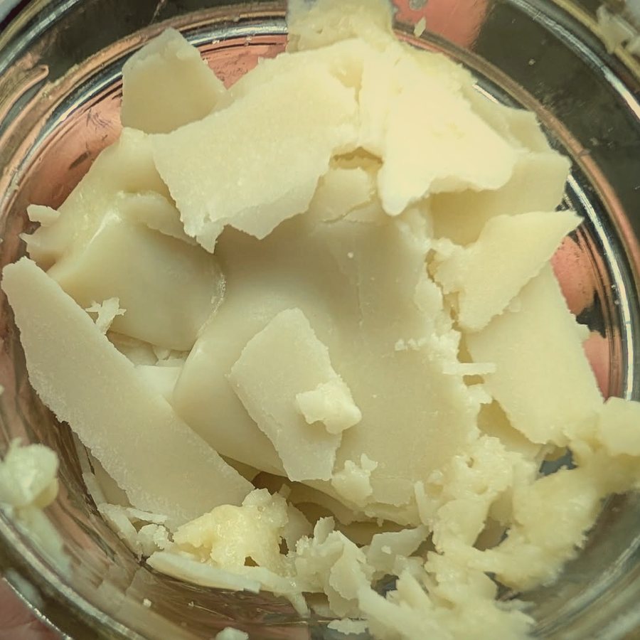 Red Hot Grapes #4 — fresh-press rosin slabs in the jar